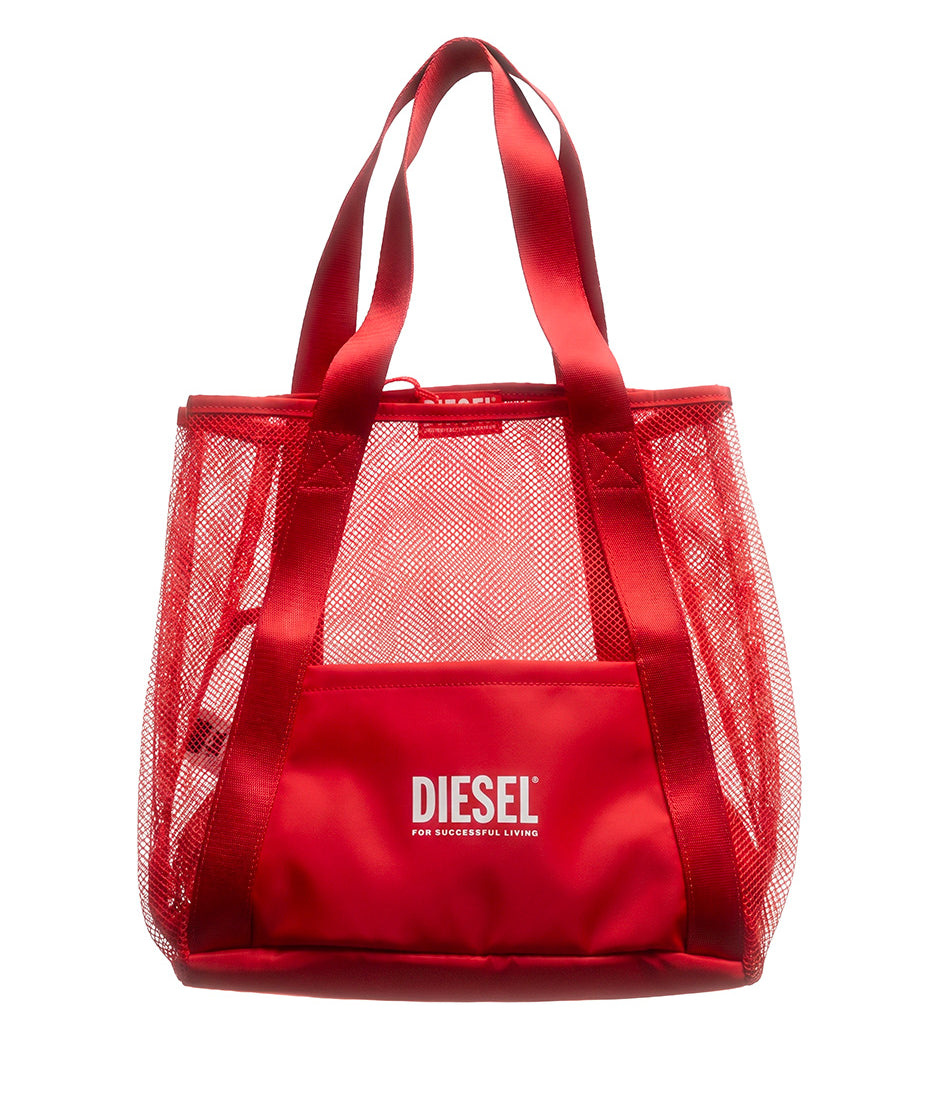 Diesel Kids Borsa Rossa a Rete per Bambine