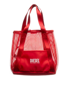 Diesel Kids Borsa Rossa a Rete per Bambine