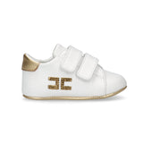 Elisabetta Franchi La Mia Bambina Sneaker Culla Bianco/Rosa per Neonate