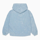 Diesel Kids Felpa Azzurro Polvere con Logo per Bambine