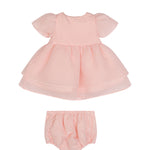 Simonetta Kids Abito Rosa da Cerimonia per Neonate