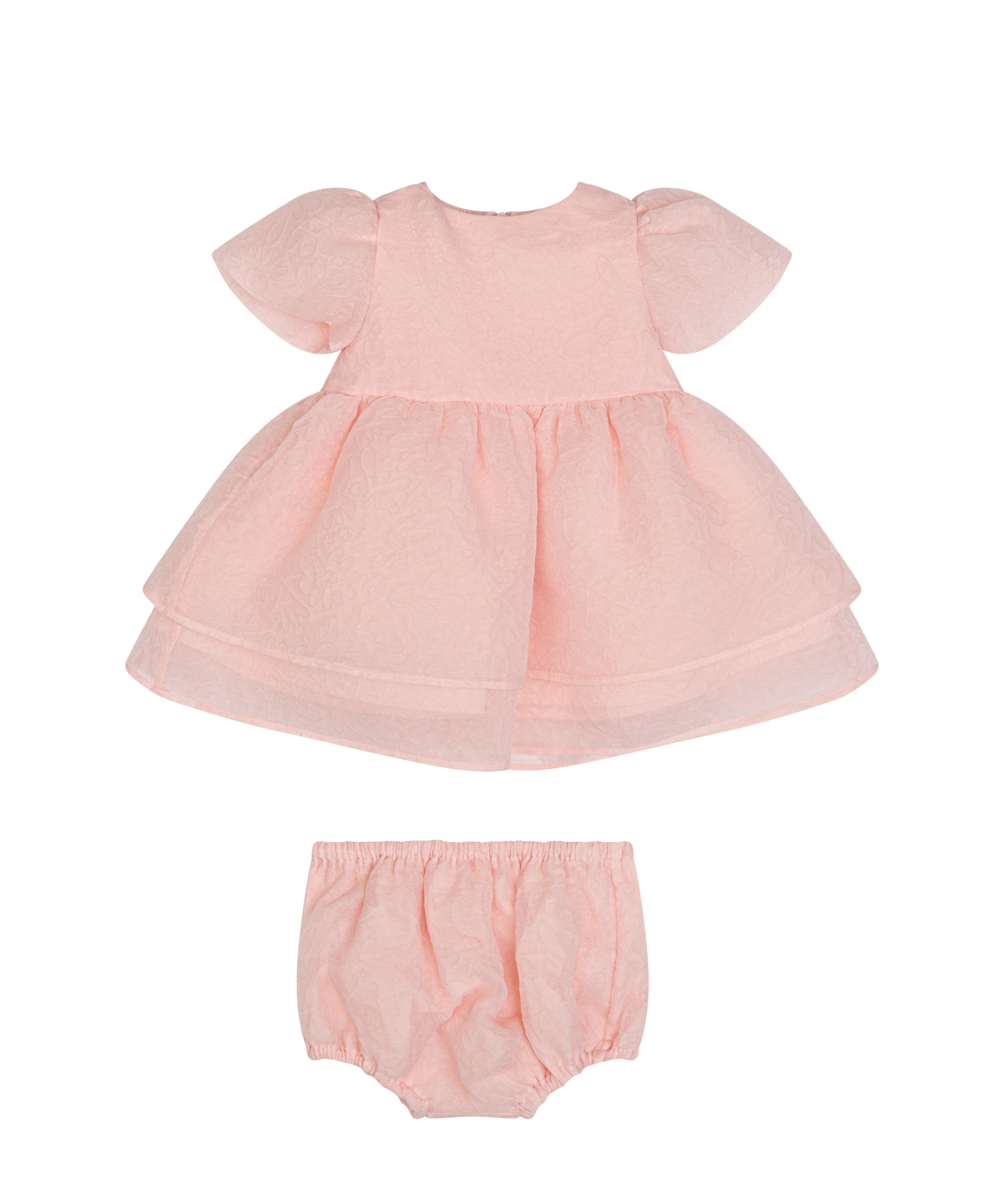 Simonetta Kids Abito Rosa da Cerimonia per Neonate