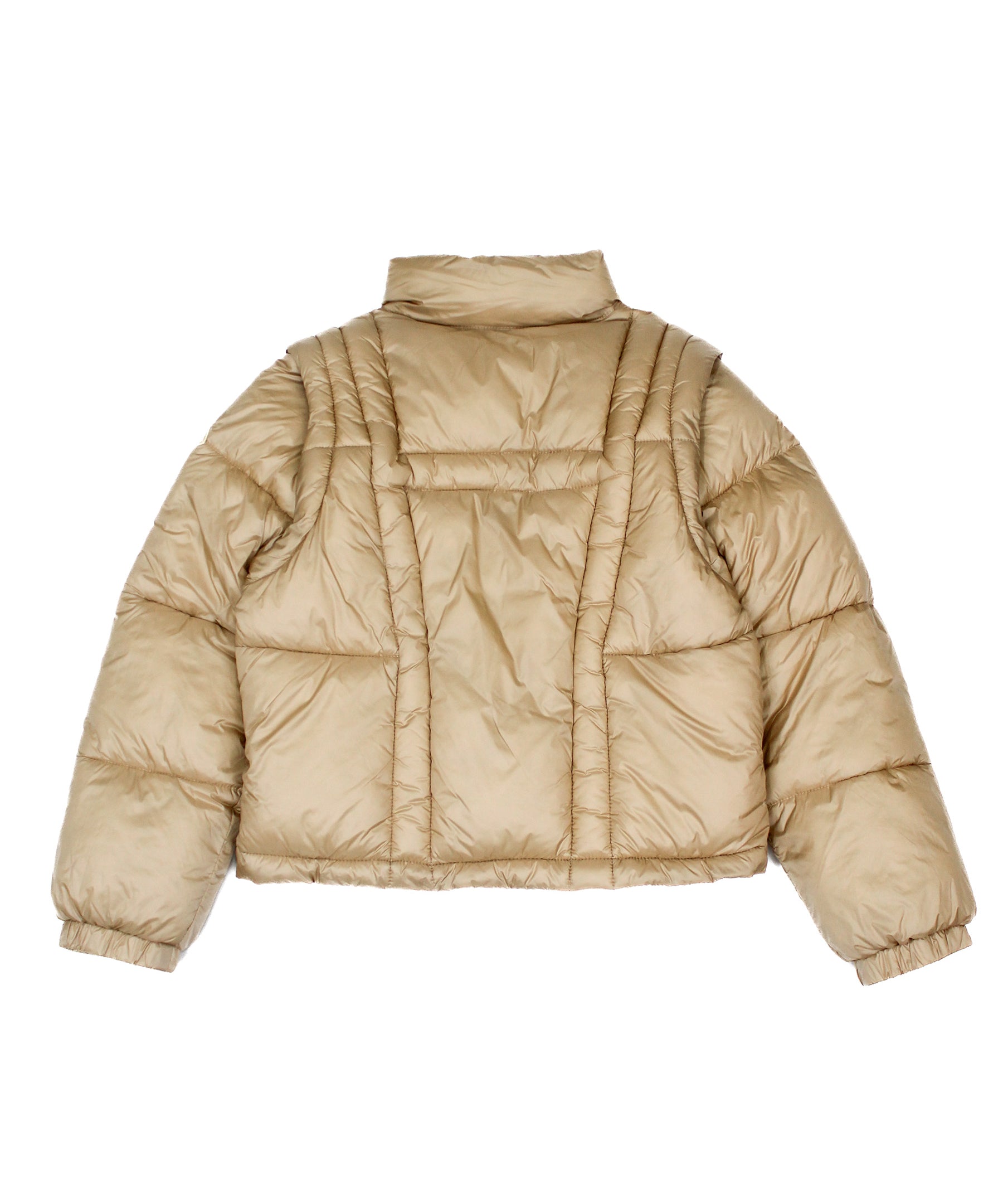 Hinnominate Kids Giubbino Nocciola con Maniche a Zip (retro)