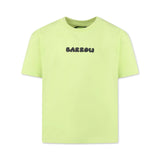 Barrow Kids T-shirt Lime con Stampa Retro per Bambini (fronte)