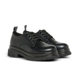 Diesel Kids Scarpa Derby Nero con Suola Spessa per Bambini