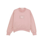 Elisabetta Franchi La Mia Bambina Felpa Sunrise Girocollo con Logo per Bambine