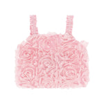 Angel's Face Kids Paeton Top Rosa con Applicazioni Rose per Bambine