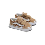 Vans Kids Old Skool V Checkerboard Marroni per Neonati