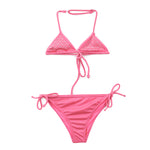  4GIVENESS Costume Bikini Fucsia con Strass per Bambine