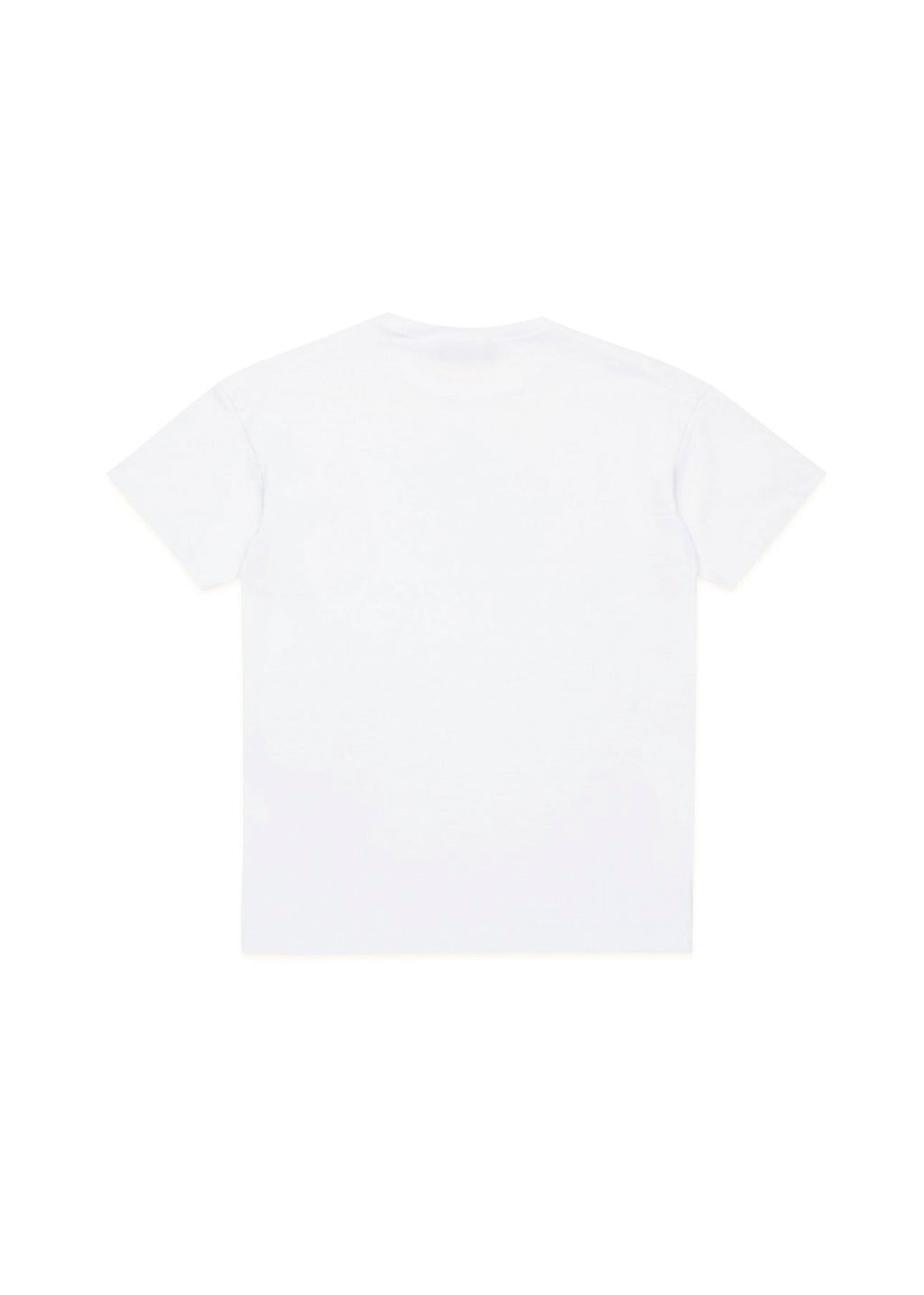 Dsquared2 Kids T-shirt Bianca con Stampa Cuore per Bambine (retro)