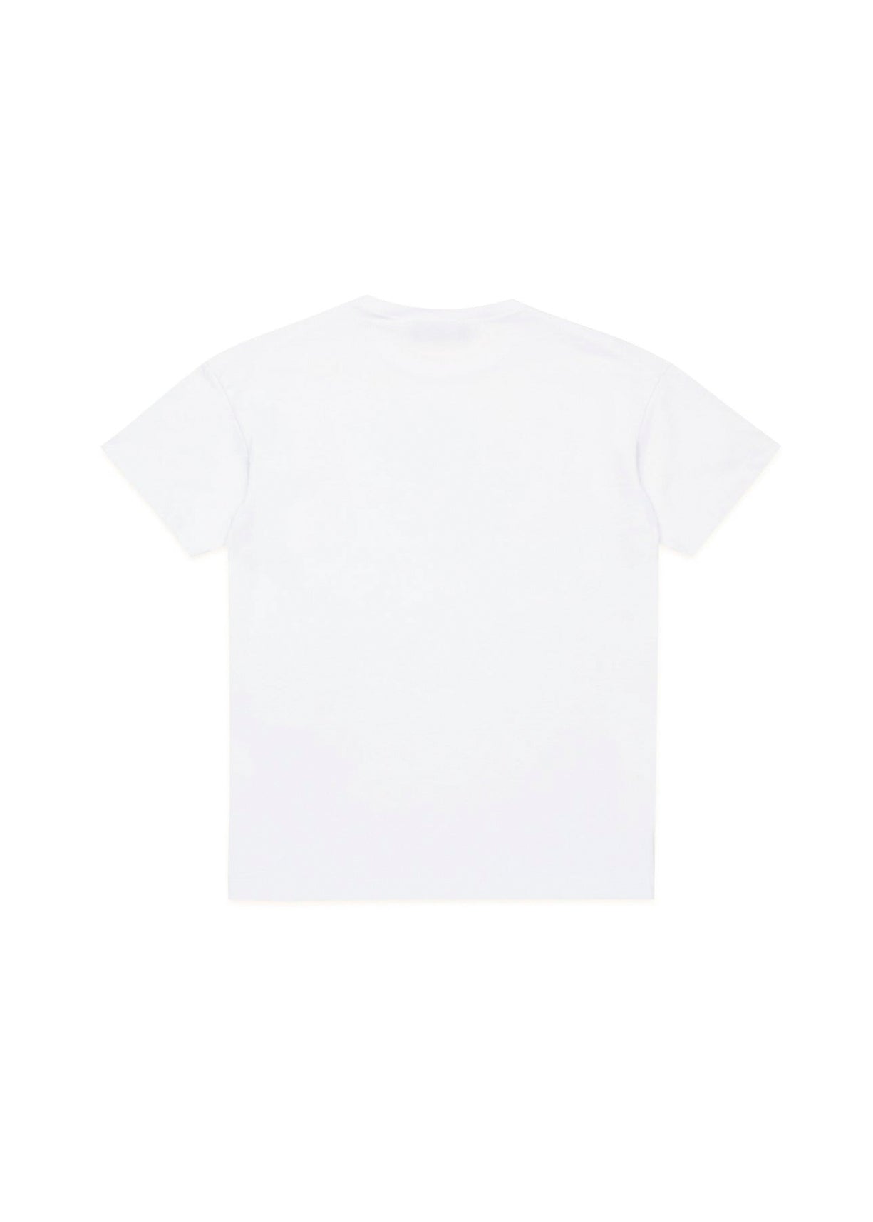 Dsquared2 Kids T-shirt Bianca con Stampa Cuore per Bambine (retro)