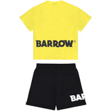 Barrow Kids Completo Giallo e Nero con Logo per Neonati