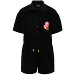 Barrow Kids Tuta Nero con Logo per Bambine