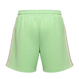 Palm Angels Kids Short Verde con Logo per Bambini