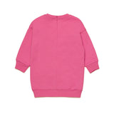 Dsquared2 Kids Abito in Felpa Fucsia con Logo Boxed per Neonate (retro)