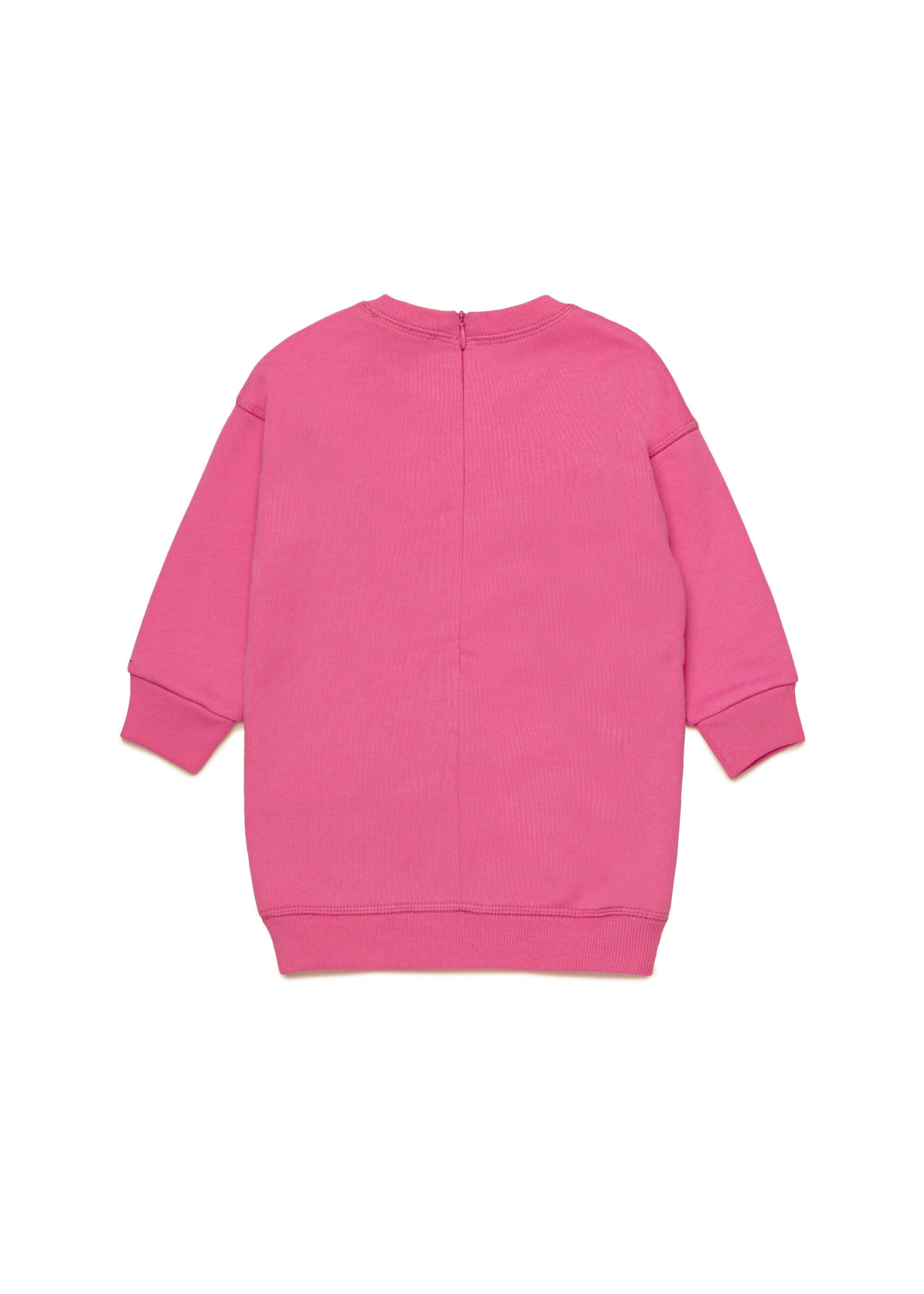 Dsquared2 Kids Abito in Felpa Fucsia con Logo Boxed per Neonate (retro)