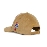 Dsquared2 Kids Cappello Beige a Costine con Stampe e Patch Unisex