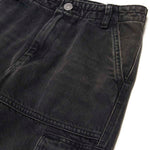 Diesel Kids Jeans Cargo Denim Nero per Bambine (dettaglio)