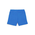 Diesel Kids Short Celeste con Logo Oval D per neonati
