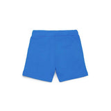 Diesel Kids Short Celeste con Logo Oval D per neonati