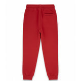 Iceberg Kids Pantalone di Tuta Rosso Unisex con Stampa Logo per Bambini