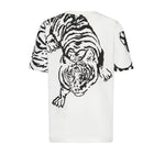 Just Cavalli Kids T-Shirt Bianca con Stampa Logo per Bambini