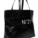 N°21 Kids Borsa Shopper con Logo Nera