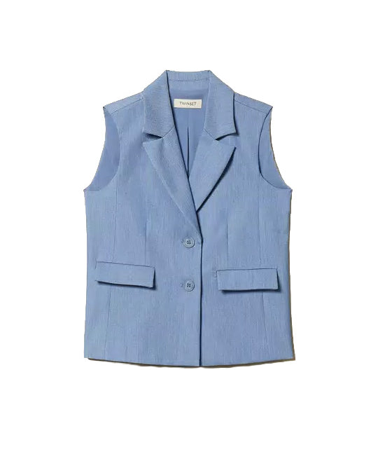 Twinset Kids Gilet Cielo per Bambine