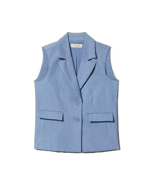 Twinset Kids Gilet Cielo per Bambine