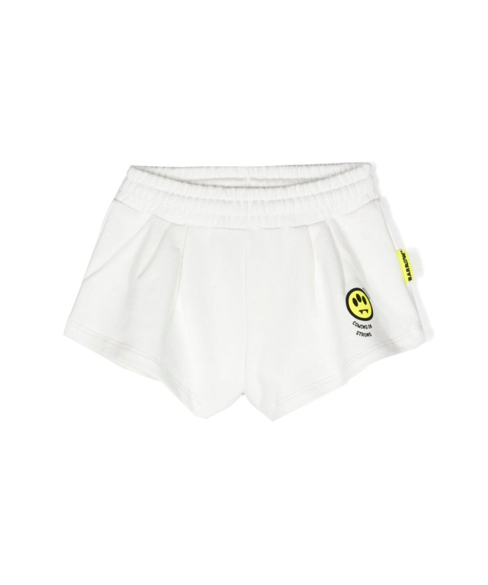 Barrow Kids Short Bianco per Bambine