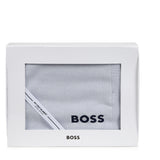 Boss Kids Coperta Celeste con Intarso Logo per Neonati 