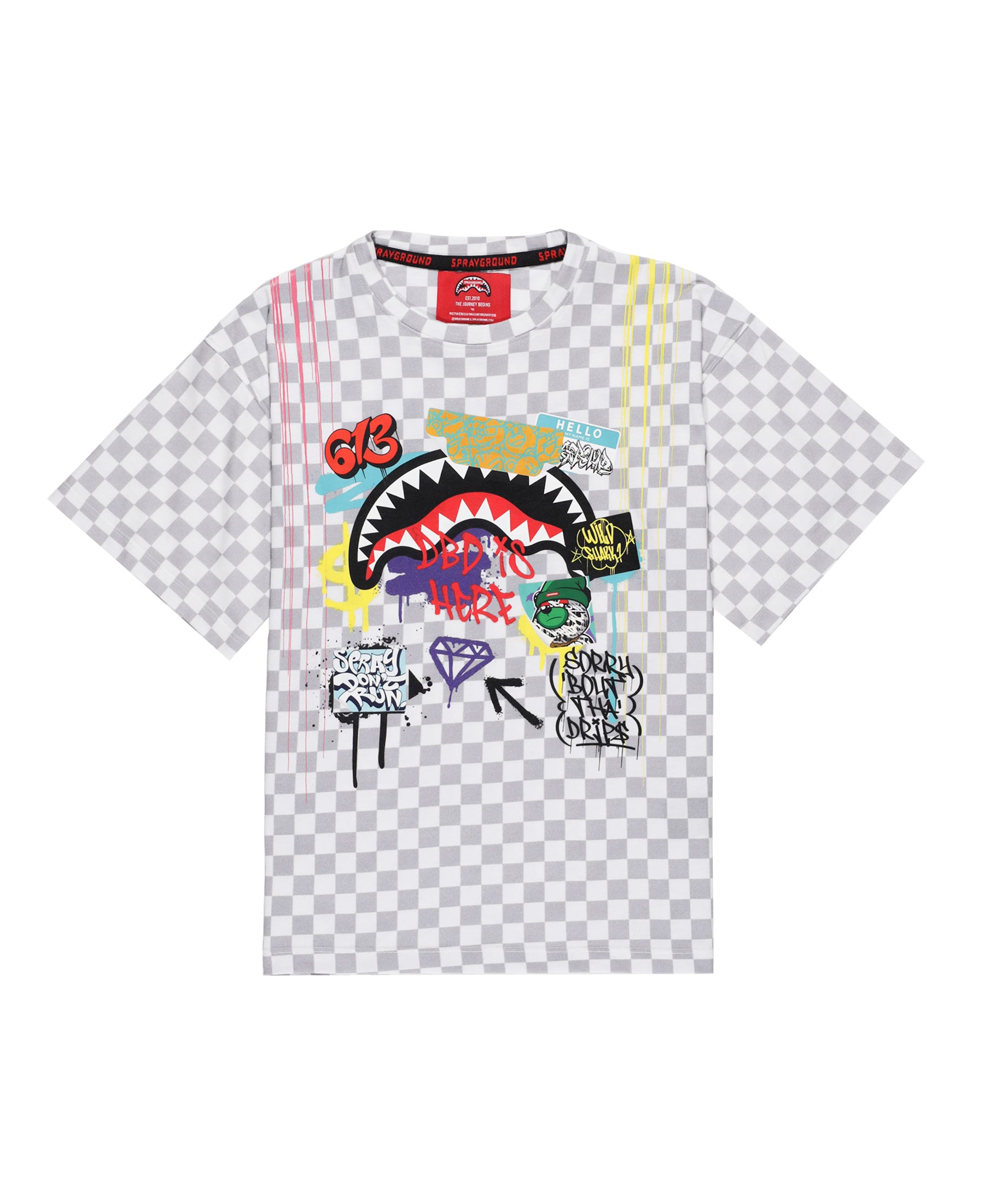 Sprayground Kids T-shirt Multicolor Chess Board per Bambini