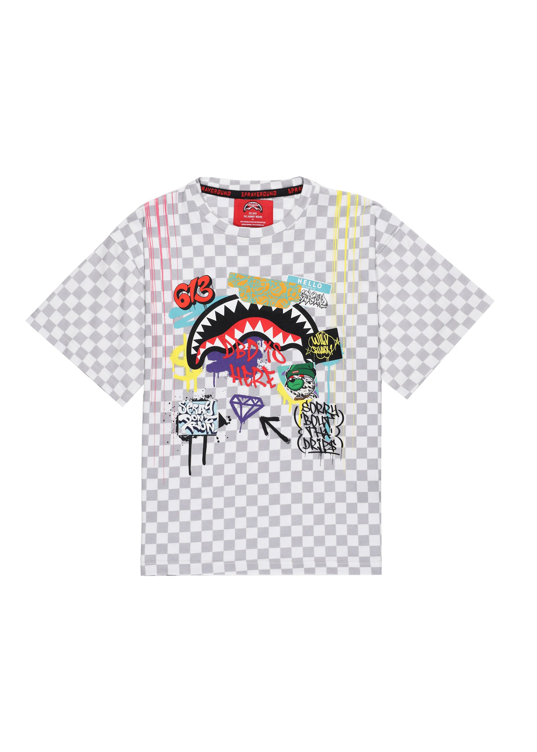 Sprayground Kids T-shirt Multicolor Chess Board per Bambini