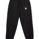 Barrow Kids Pantalone di Tuta Nero Unisex con Logo per Bambini