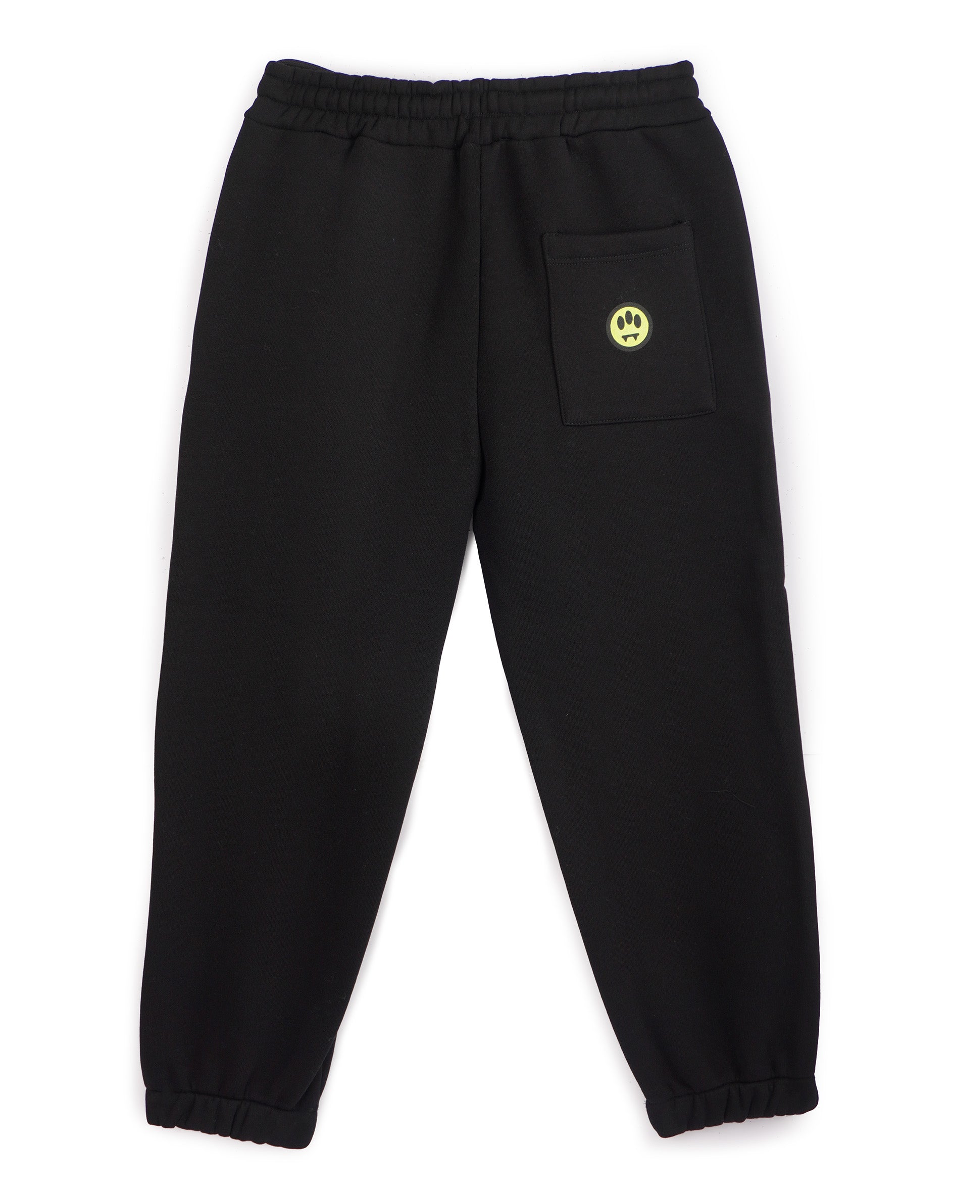 Barrow Kids Pantalone di Tuta Nero Unisex con Logo per Bambini