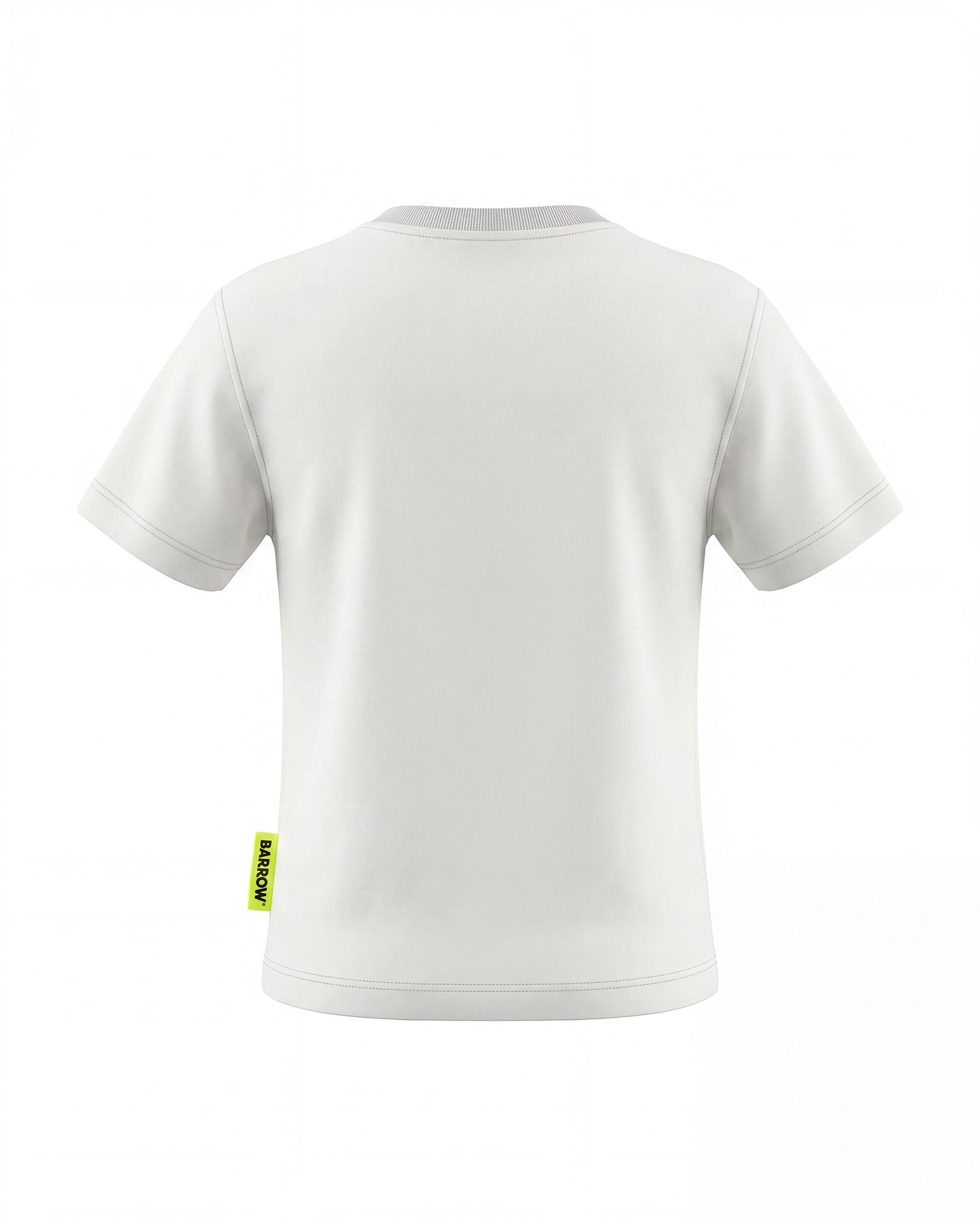 Barrow Kids T-Shirt Off-White con Stampa per Bambine