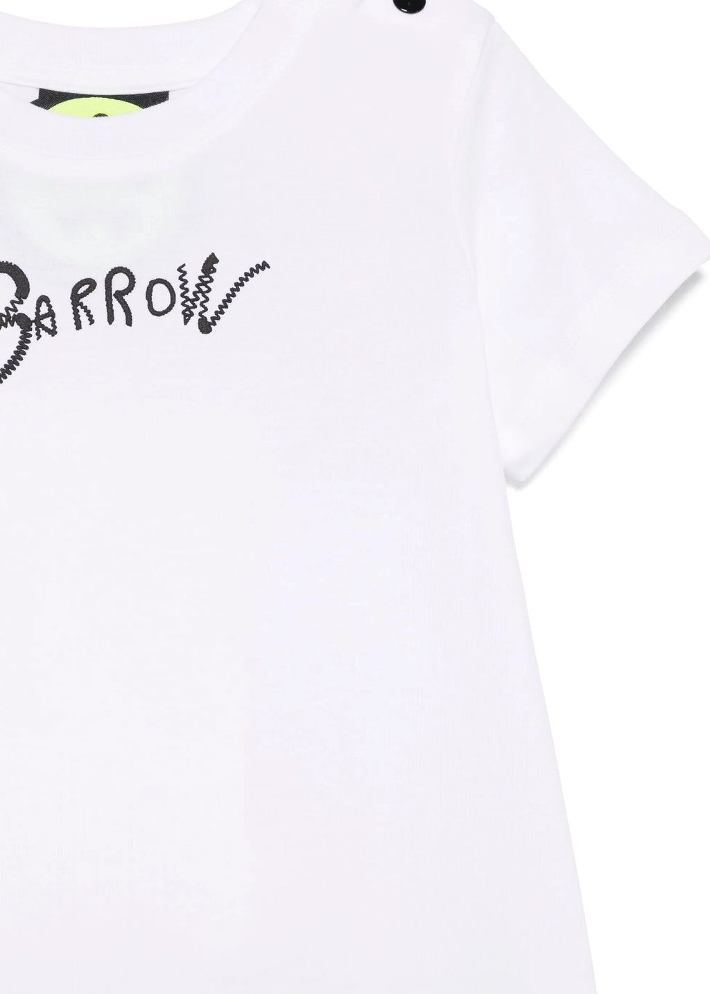 Barrow Kids White Retro Print Dress for Baby Girls