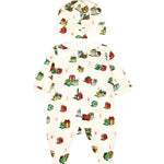 Moschino Kids Tutina Panna con Cappello Teddy Holiday