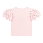 Angel's Face Kids Top Rosa con Applicazioni Rose per Bambine