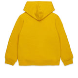 Dsquared2 Kids Felpa Gialla con Cappuccio con Stampa Logo per Bambini