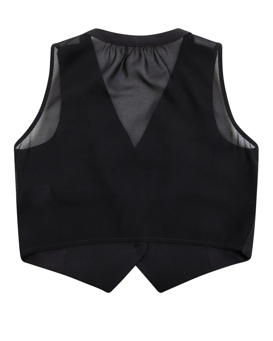 Patrizia Pepe Kids Gilet Nero per Bambine