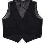 Patrizia Pepe Kids Gilet Nero per Bambine