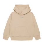 Diesel Kids Felpa Beige con Cappuccio con Logo Oval D per Bambini