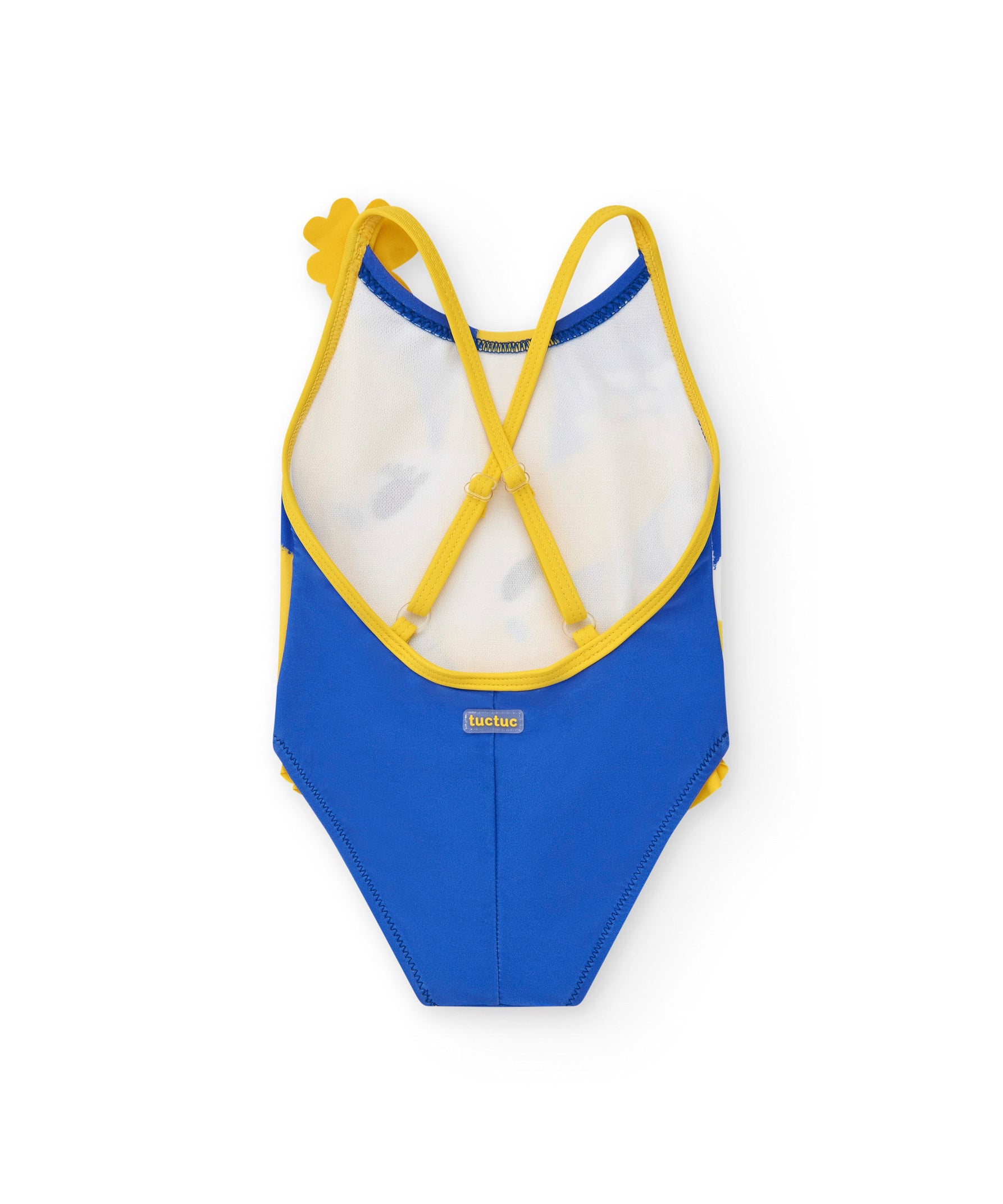 Tuc Tuc Costume Monokini Giallo/Blu per Neonate