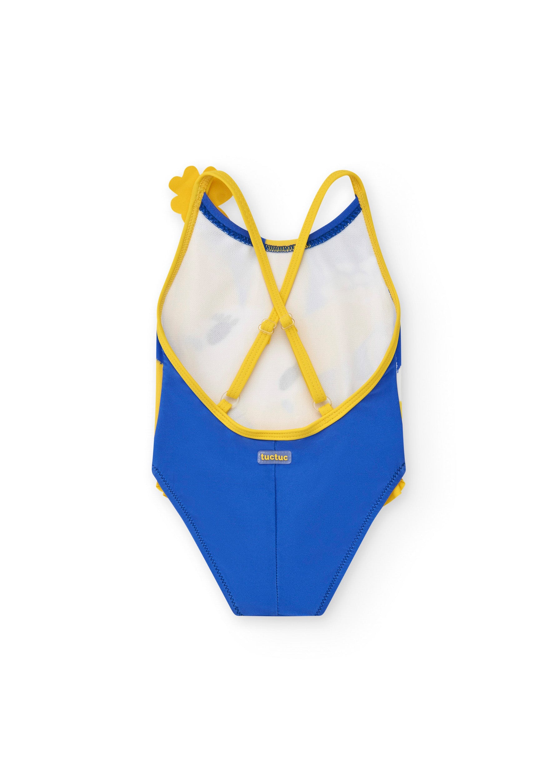 Tuc Tuc Costume Monokini Giallo/Blu per Neonate