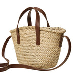 Twinset Kids Borsa Paglia e Cuoio con Maniche per Bambine