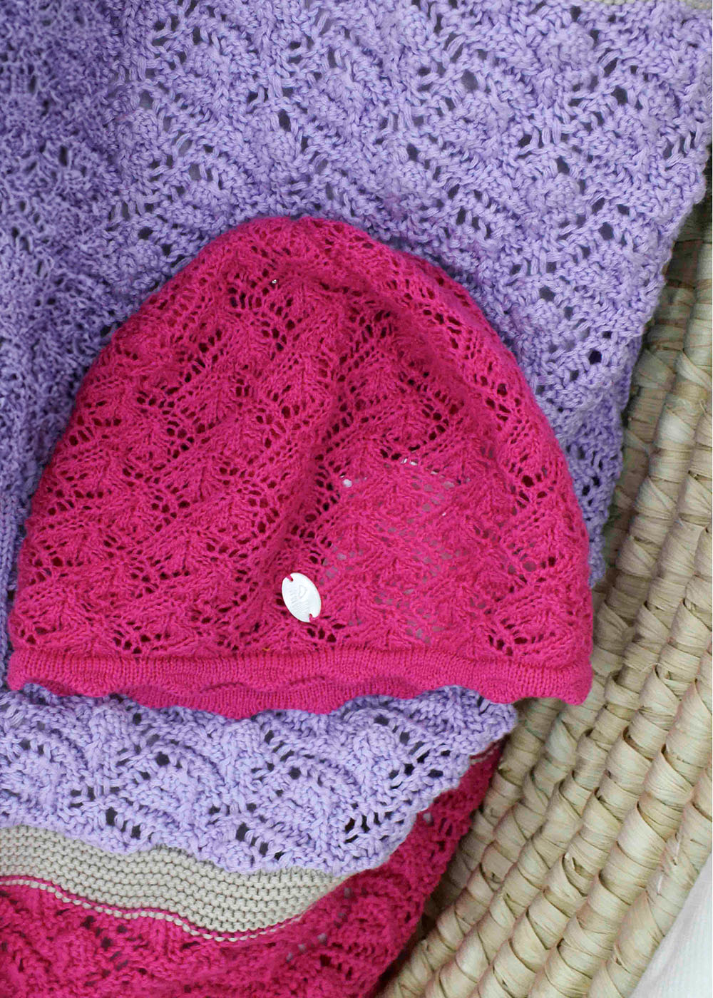 Le Coconne Cappello Fucsia per Neonate