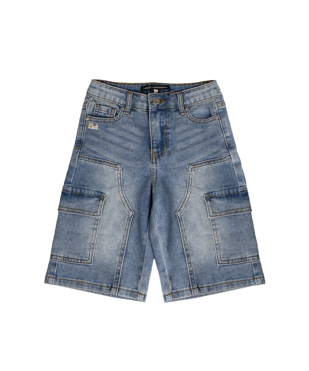 Daniele Alessandrini Kids Short in Denim per Bambini
