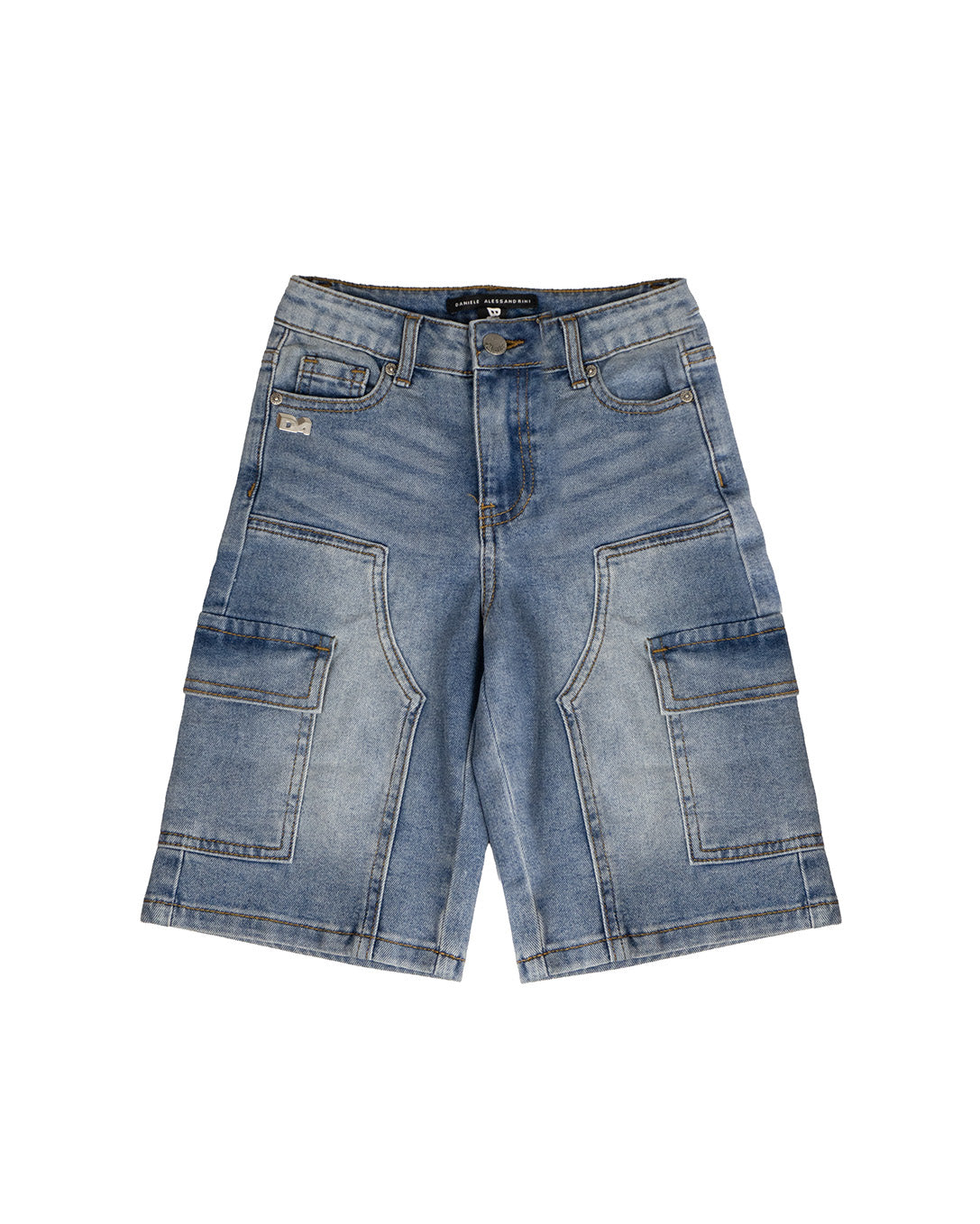 Daniele Alessandrini Kids Short in Denim per Bambini