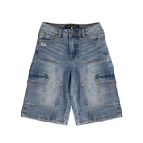 Daniele Alessandrini Kids Short in Denim per Bambini